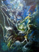 Turbulences.-Mixed-media-70cm-H-x-50-cm-W-x-4-cm-D.-2020