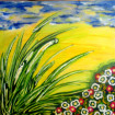 Ukaine ...Resiliency ....  like nature in spring. Acrylic on canvas- 40 cm x 40 cm. 28.03.2022.jpg