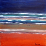 Idee de mer. Acrylique 60/50cm. Acrylique sur toile VENDU Frs. 1.300,--